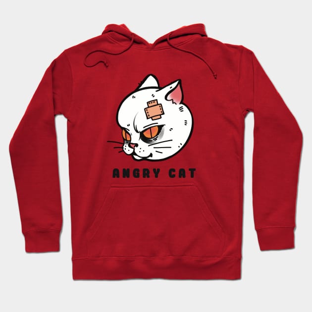 Bully cat Hoodie by LinkasArt